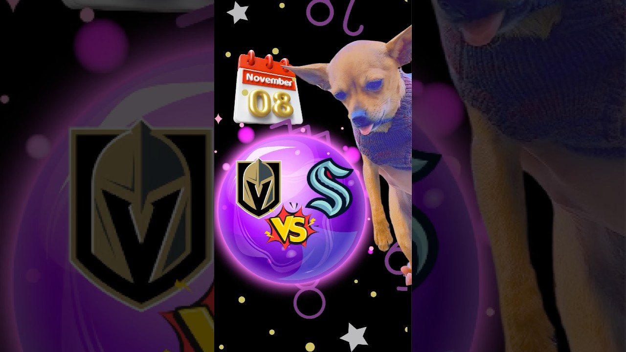 Vegas Golden Knights 🆚 Seattle Kraken | Butters’ NHL PREDICTION #shorts