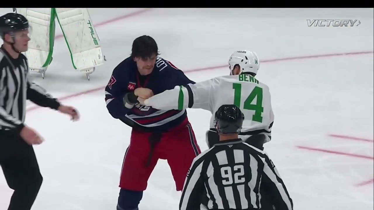 NHL Fight - 5 Min For Fighting !! - 9/11/2024