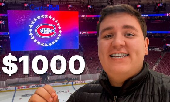 What can $1000 get you at a Montreal Canadiens Game?