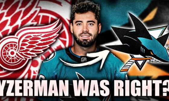 BREAKING: STEVE YZERMAN MADE A GOOD DECISION? JAKE WALMAN HEALTHY SCRATCHED BY SAN JOSE SHARKS