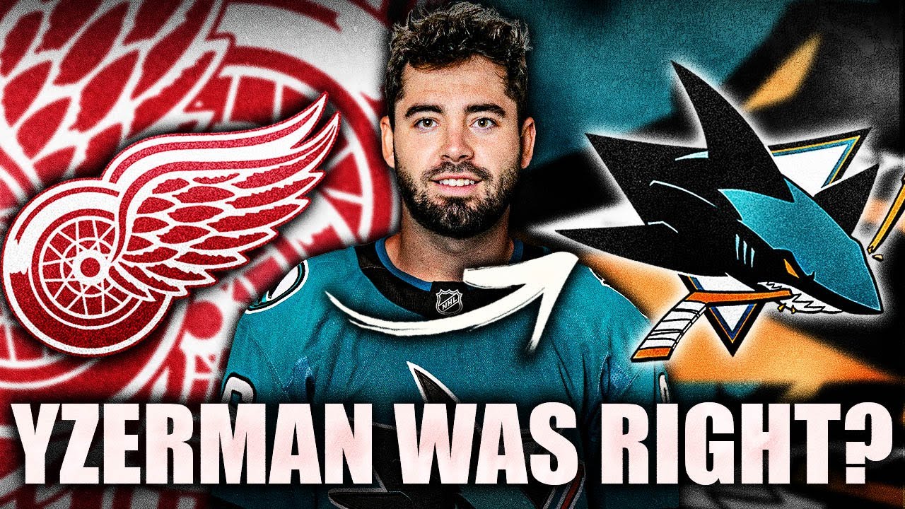 BREAKING: STEVE YZERMAN MADE A GOOD DECISION? JAKE WALMAN HEALTHY SCRATCHED BY SAN JOSE SHARKS