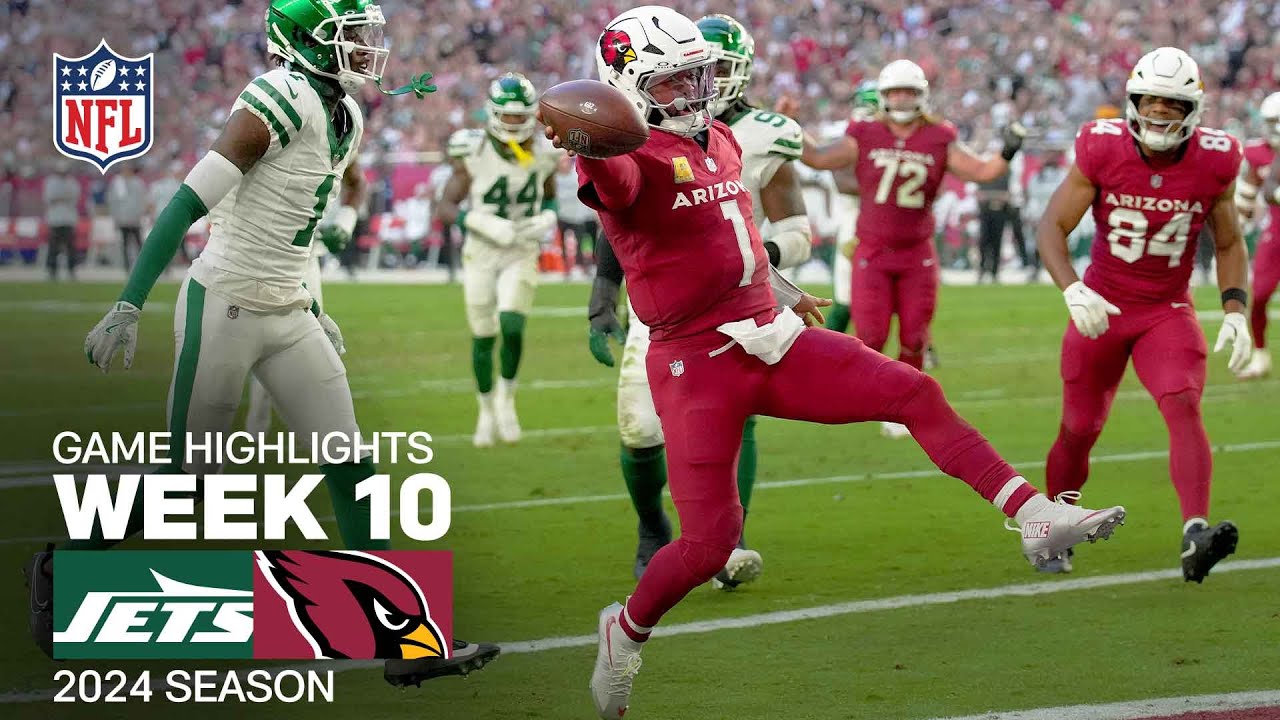 New York Jets vs. Arizona Cardinals Game Highlights | NFL 2024 Season Week 10