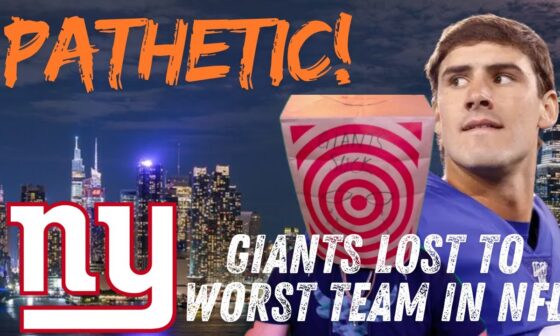 The New York Giants Are PATHETIC! WORST TEAM IN THE NFL! Lose 20-17 To Panthers Reaction!