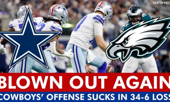 ANOTHER BLOWOUT: Cowboys & Cooper Rush Get Crushed By Eagles, 34-6 | Cowboys News & Instant Reaction