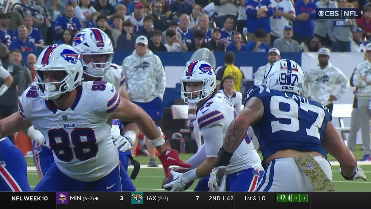 Buffalo Bills Highlights In Week 10 Win Over Indianapolis Colts! | 2024 NFL Regular Season