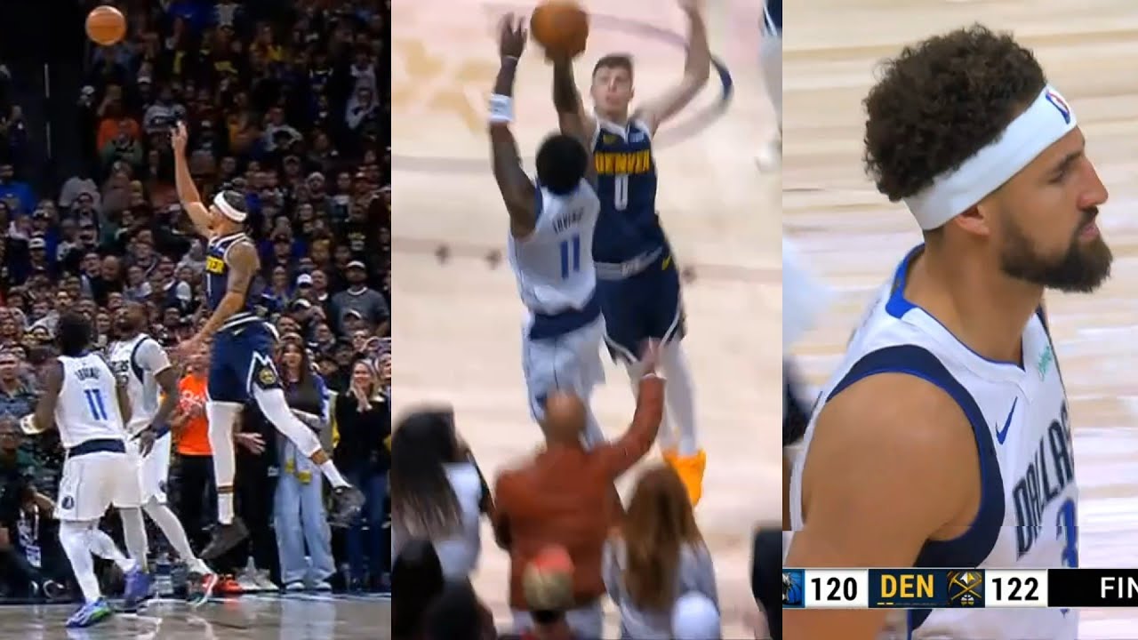 Kyrie Irving misses game winner after Michael Porter Jr game winner Mavs vs Nuggets