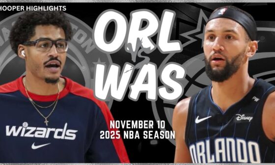 Orlando Magic vs Washington Wizards Full Game Highlights | Nov 10 | 2025 NBA Season