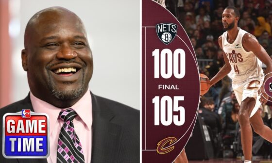 NBA Gametime reacts to Cleveland Cavaliers beat Nets 105-100; Evan Mobley 23 Pts; Johnson 23 Pts