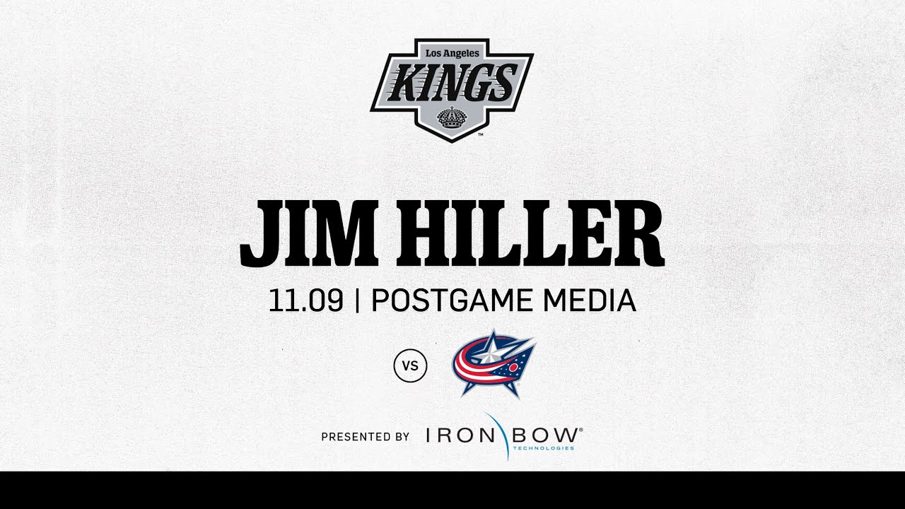 Head Coach Jim Hiller | 11.09 LA Kings beat Columbus Blue Jackets in Los Angeles