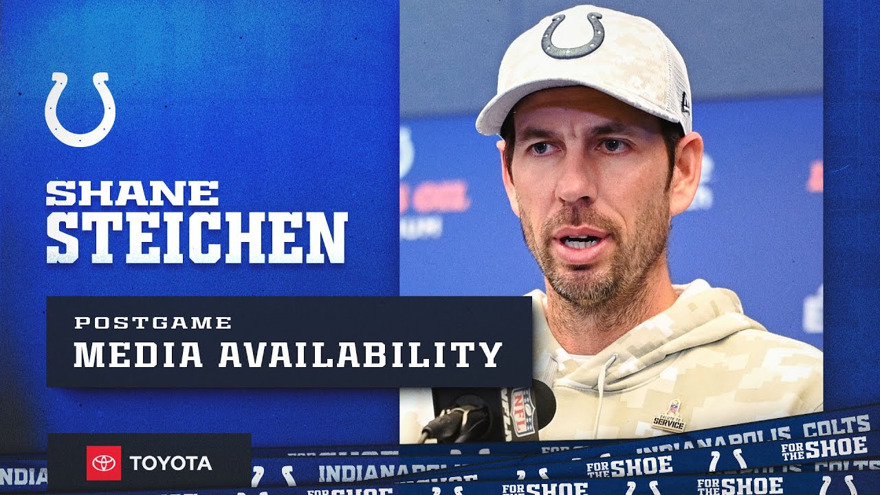 Shane Steichen Postgame Press Conference: Week 10 vs. Bills