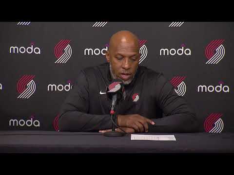 Chauncey Billups Postgame Interview | Portland Trail Blazers 89, Memphis Grizzlies 134