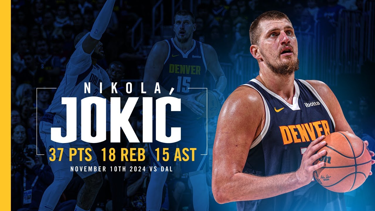 Nikola Jokić FIRST Player To Record This Stat Line 😳 | Full Game Highlights vs. Mavericks