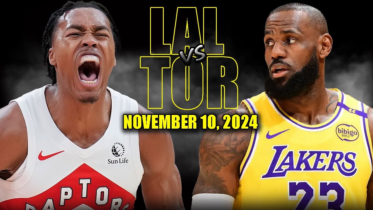 Los Angeles Lakers vs Toronto Raptors Full Game Highlights - November 10, 2024 | 2024-25 NBA Season