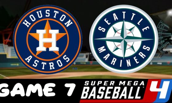 Game 7 Astros v Mariners Super Mega Baseball 4 A's Franchise