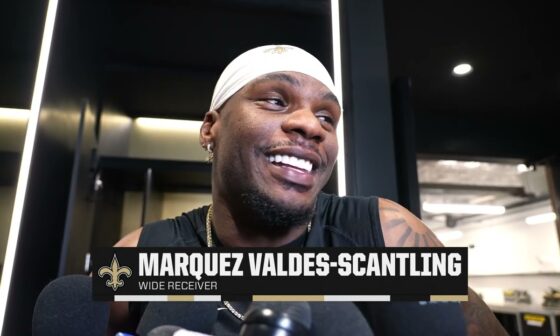 Marquez Valdes-Scantling on 2 TD Game | Saints-Falcons Postgame | 2024 NFL Week 10