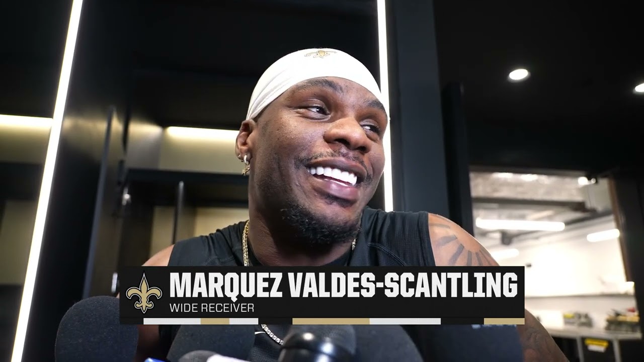 Marquez Valdes-Scantling on 2 TD Game | Saints-Falcons Postgame | 2024 NFL Week 10