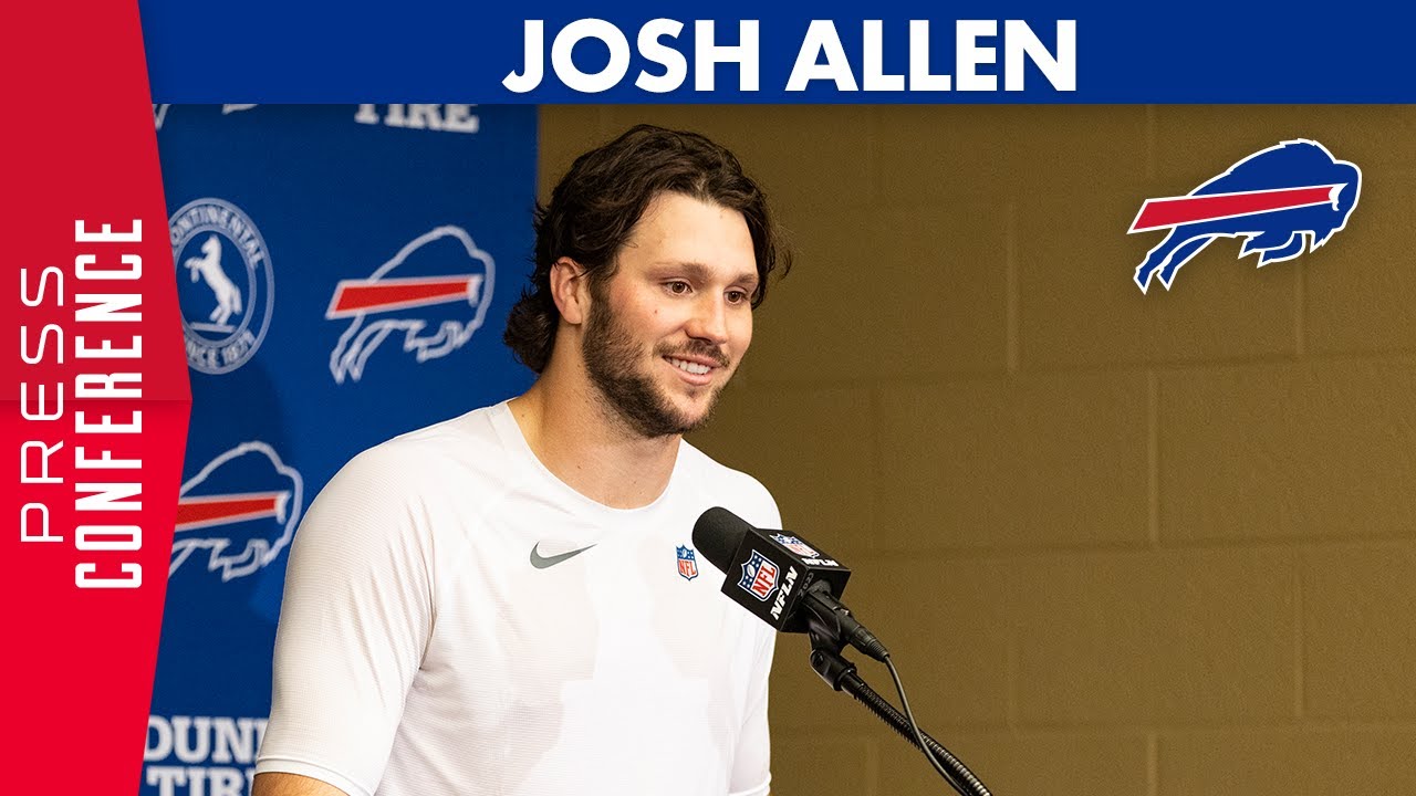 Josh Allen After Bills Thrilling 30-20 Win Over the Indianapolis Colts! Buffalo Bills