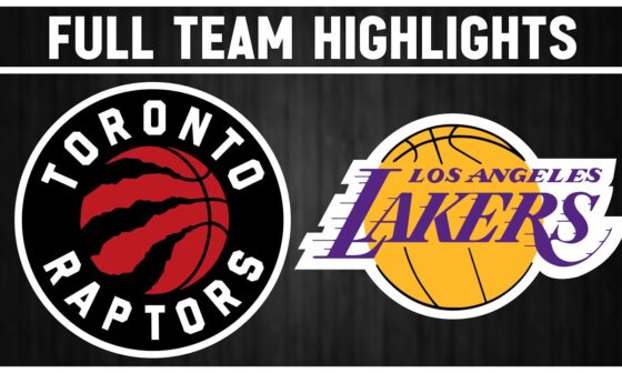 Toronto Raptors vs Los Angeles Lakers | November 10, 2024