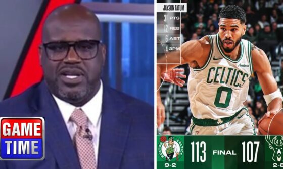 NBA Gametime reacts to Boston Celtics beat Milwaukee Bucks 113-107; Tatum: 31 Pts, Giannis: 43 Pts