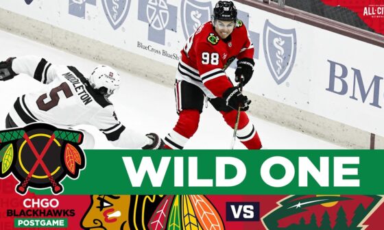 Chicago Blackhawks beat Minnesota Wild in OT thriller! | CHGO Blackhawks POSTGAME Podcast