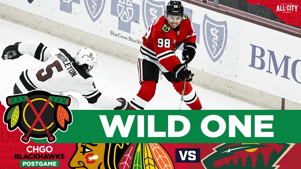 Chicago Blackhawks beat Minnesota Wild in OT thriller! | CHGO Blackhawks POSTGAME Podcast