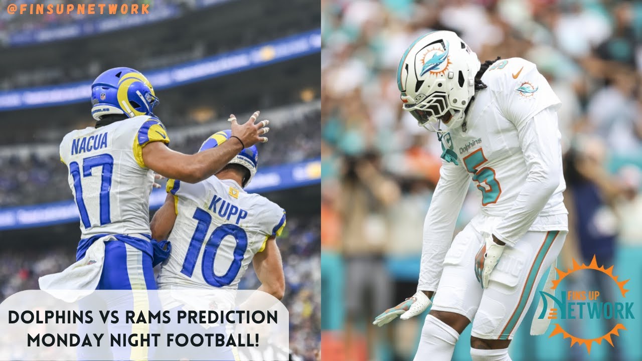 Miami Dolphins vs. Los Angeles Rams Prediction! | NFL Week 10 Monday Night Football