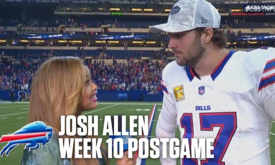 Josh Allen says Bills didn't play their best vs Colts, looks ahead to playing undefeated Chiefs