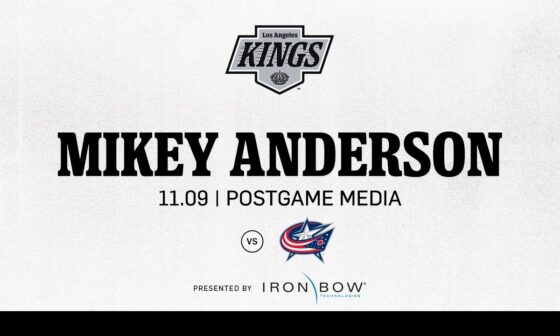 Defenseman Mikey Anderson | 11.09 LA Kings beat Columbus Blue Jackets in Los Angeles