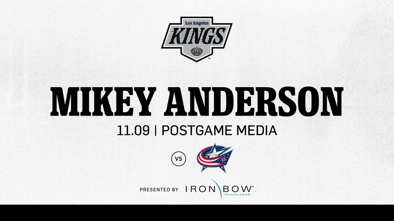 Defenseman Mikey Anderson | 11.09 LA Kings beat Columbus Blue Jackets in Los Angeles