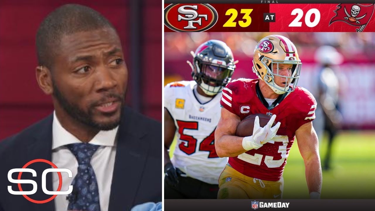 ESPN reacts to San Francisco 49ers’ 23-20 win over Tampa Bay Bucs in Christian McCaffrey’s debut