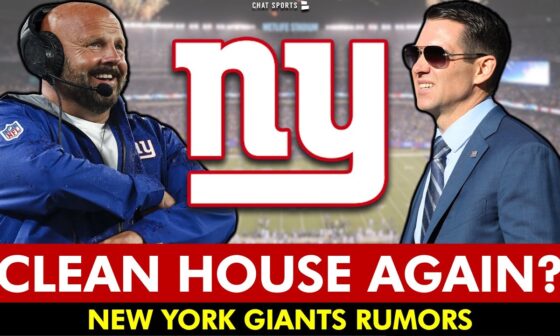 CLEAN HOUSE AGAIN? New York Giants Rumors on Firing Joe Schoen & Brian Daboll