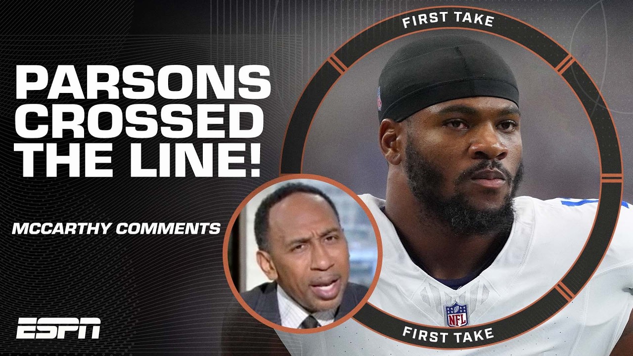 Stephen A. SUSPECTS Micah Parsons' comments about Mike McCarthy is something bigger 👀 | First Take