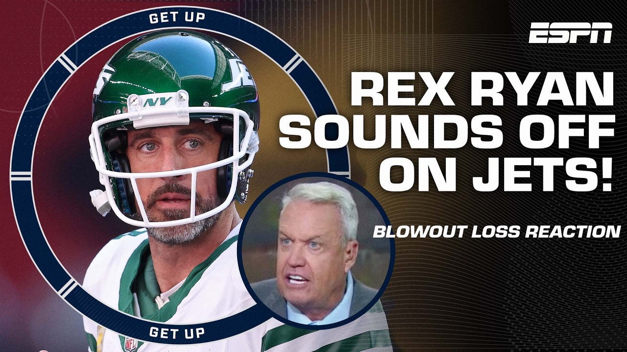 A NIGHTMARISH DAY 😱 Rex Ryan BLASTS Jets' offense  + Time to for Giants to CLEAN HOUSE? 👀🏠 | Get Up