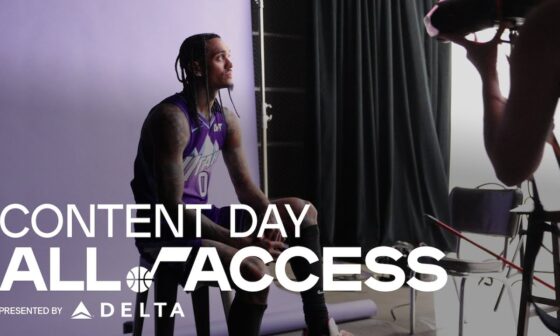 Behind-the-Scenes on CONTENT DAY 📸 | Utah Jazz #AllAccess presented by Delta