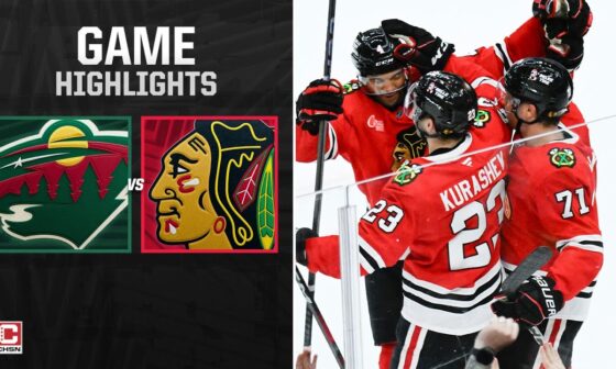 Minnesota Wild vs. Chicago Blackhawks - Full Game Highlights | CHSN Blackhawks