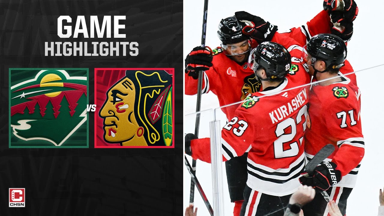 Minnesota Wild vs. Chicago Blackhawks - Full Game Highlights | CHSN Blackhawks