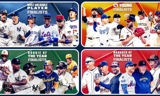 2024 MLB award FINALISTS are announced! (Who will win MVP, Cy Young, Rookie of the Year AND MORE?)