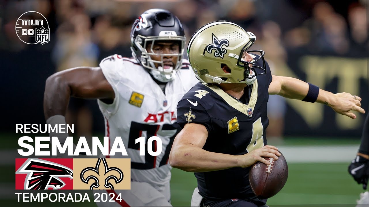 Atlanta Falcons vs. New Orleans Saints | Resumen NFL en español - Semana 10 | NFL Highlights 2024