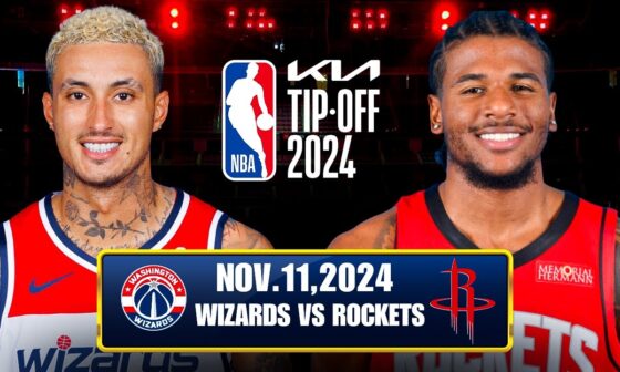 (LIVE) Washington Wizards Vs Houston Rockets Live Play-By-Play/Commentary | #Rockets #Wizards