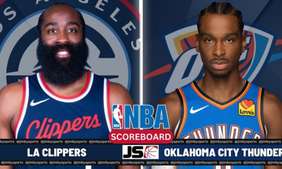 LA Clippers Vs Oklahoma City Thunder | NBA Live Scoreboard 2024