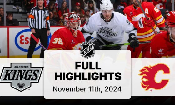 NHL Highlights | Kings vs. Flames | November 11, 2024