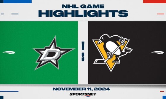 NHL Highlights | Stars vs. Penguins - November 11, 2024