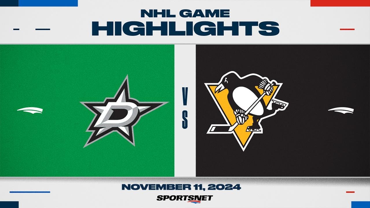 NHL Highlights | Stars vs. Penguins - November 11, 2024