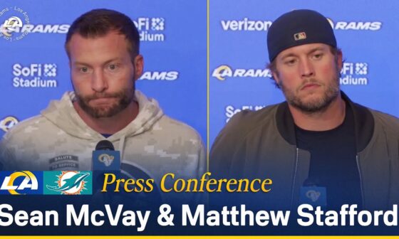 Sean McVay & Matthew Stafford Postgame Press Conference Following Dolphins MNF Matchup