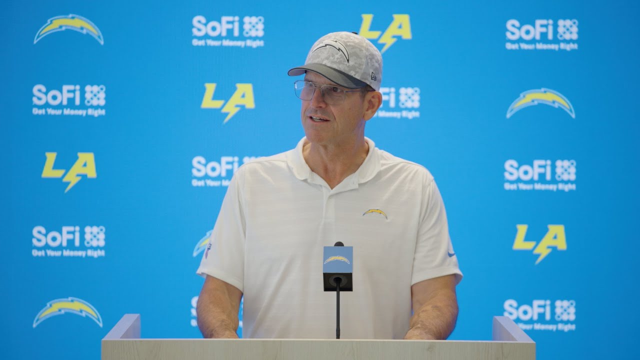 Jim Harbaugh On Team Chemistry After Titans Win | LA Chargers