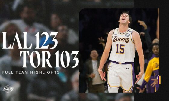 Lakers Defeat Raptors | Nov 10, 2024