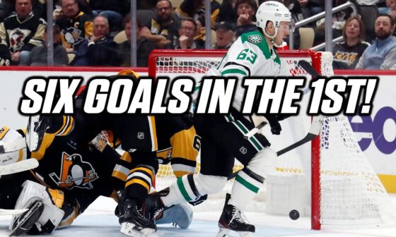 Goal of The Night - Dallas Scores SIX in the first! - Penguins vs Stars | NHL Edge Blakedown