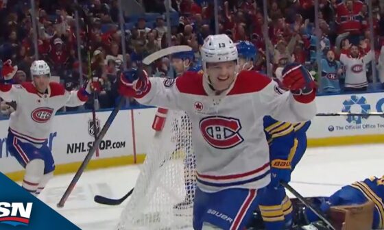 Canadiens' Caufield Buries 2nd Of Game After Nice PP Puck Movement