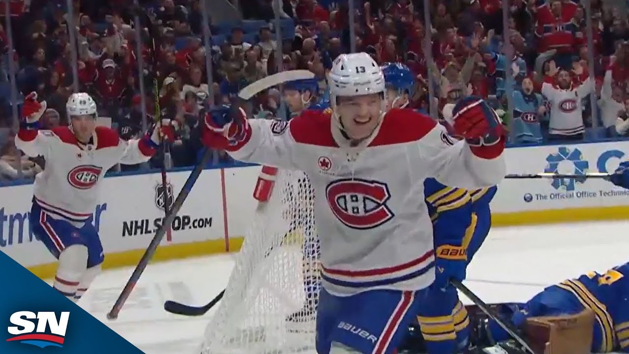 Canadiens' Caufield Buries 2nd Of Game After Nice PP Puck Movement