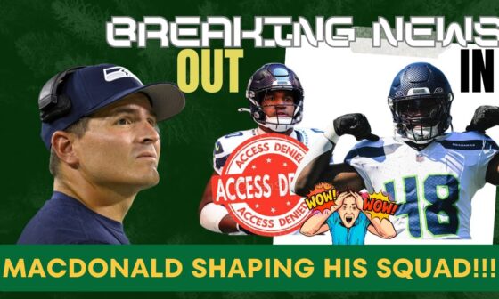 OMG: Seahawks HC Macdonald ain't F'n Around! | Released LEADING TACKLER in MAJOR SHAKEUP!